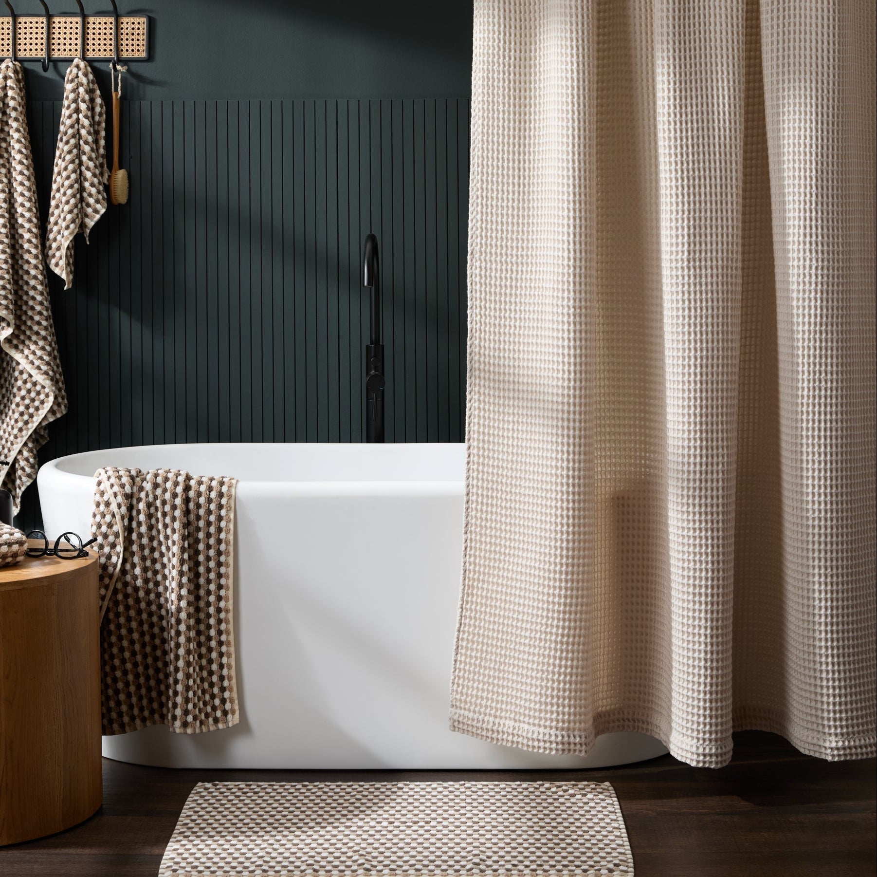 Waffle Shower Curtain - Thumbnail 3