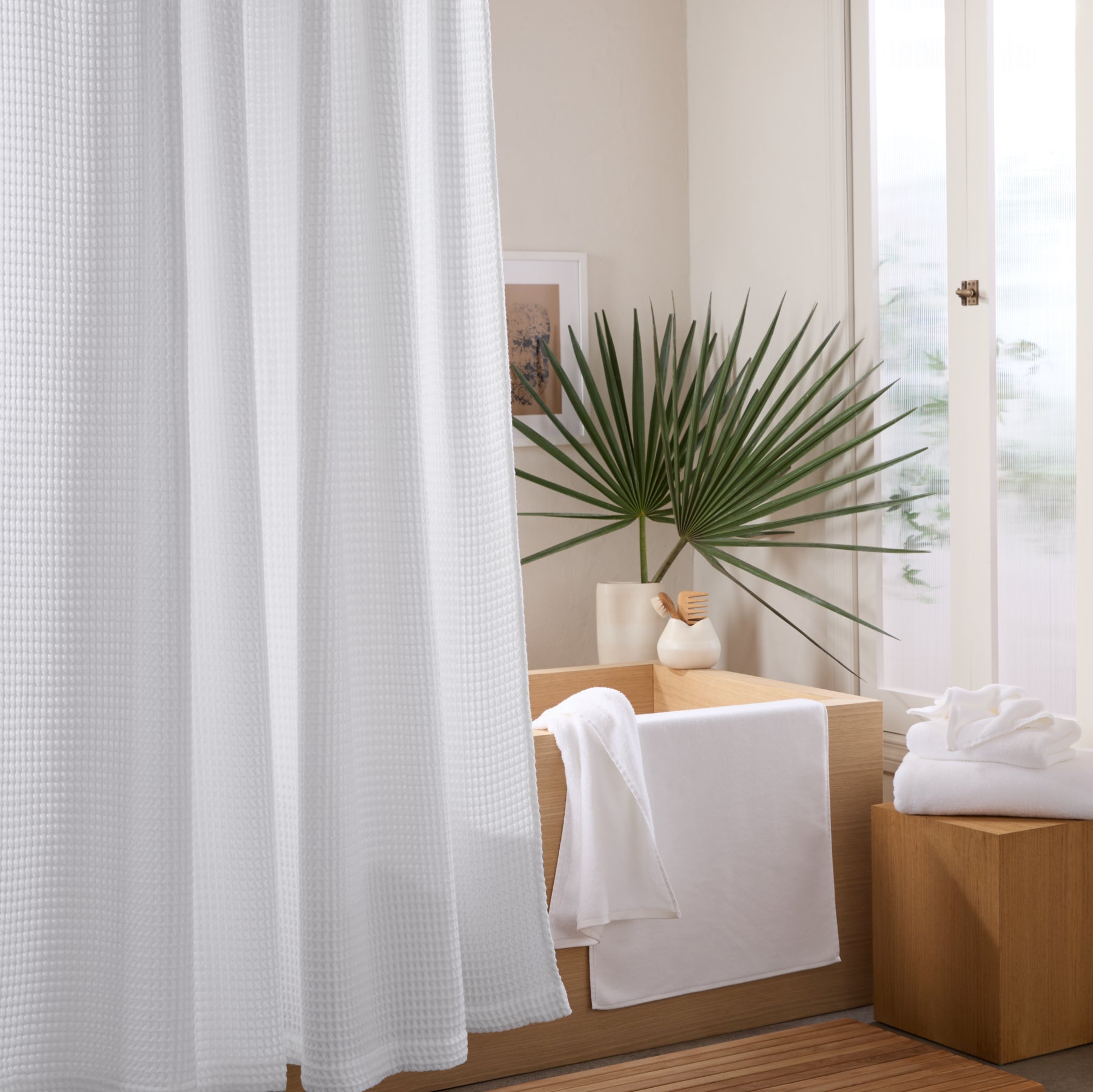 Waffle Shower Curtain - Thumbnail 4