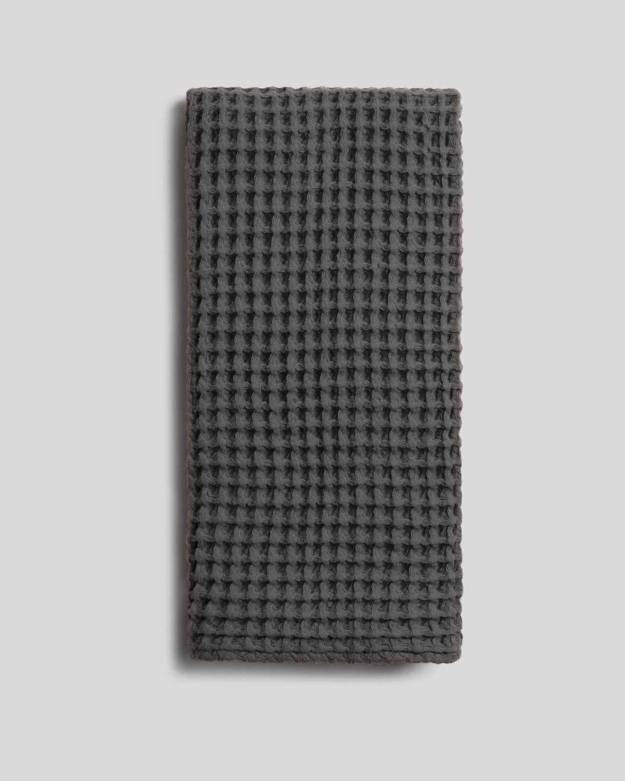 Waffle Towels (Charcoal) - Hand Towel / Charcoal
