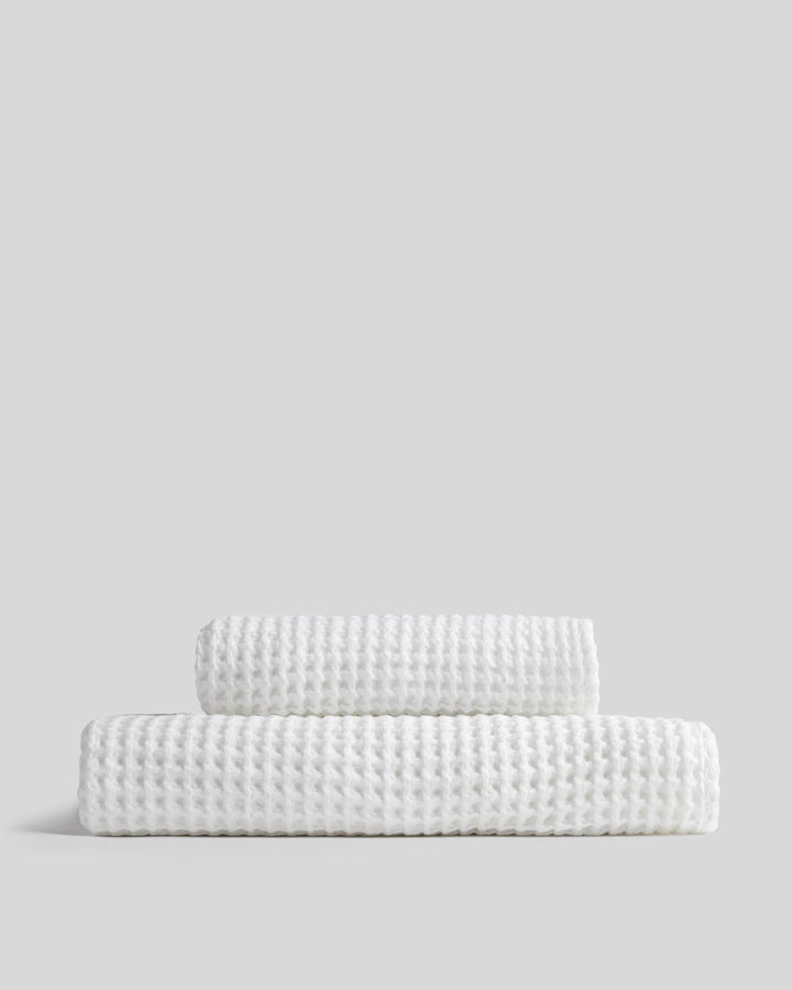 Waffle Towels (White)